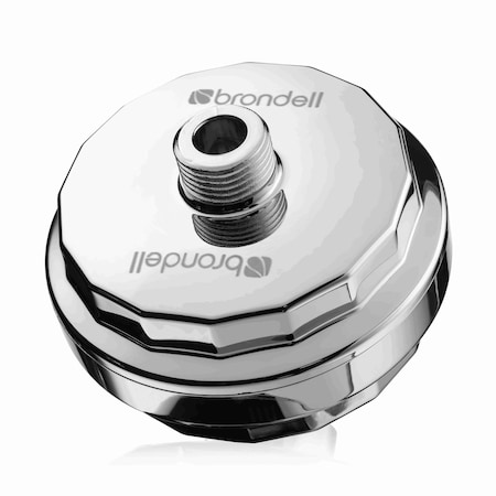 Brondell VivaSpring Compact Shower Filter - Polished Chrome CSF-PC
